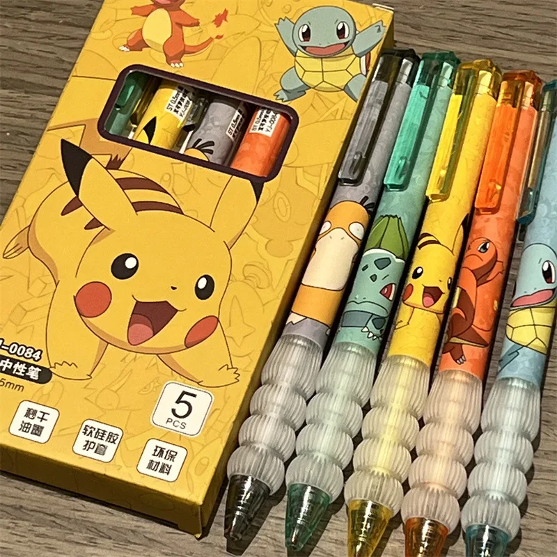 Gel Ink Pen Set - Ensemble de stylos Gel Pikachu, 5