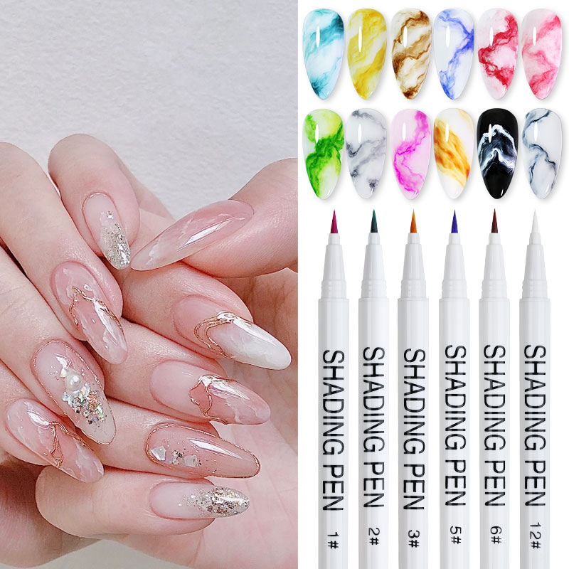 Gel Ink Pen Set - Stylo UV pour Nail Art, pour