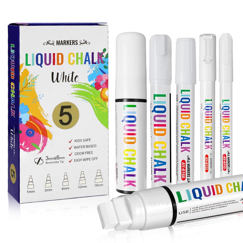 5 pièces/ensemble marqueurs à  - Correction Fluid White avis et prix