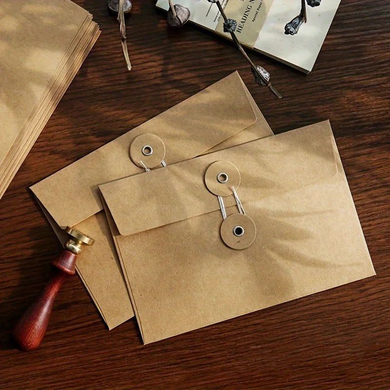 Ensemble de 20 enveloppes en p - Letter Envelope Kraft avis et prix