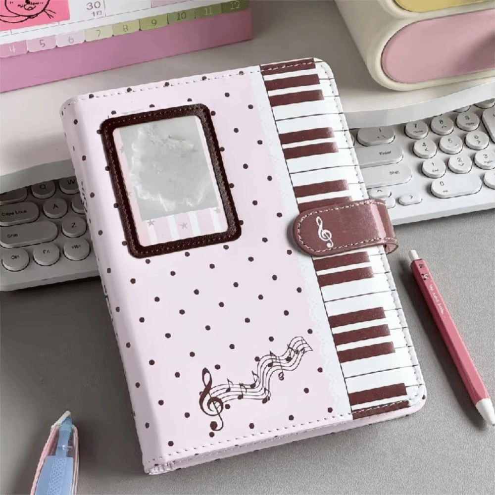 Carnet classeur à pois en cuir - Notebook Dotted A5 avis et prix