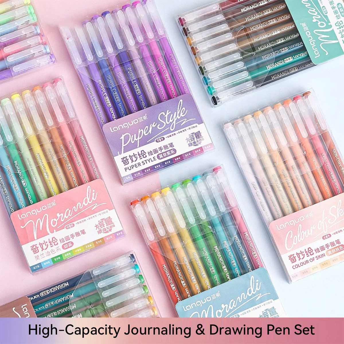 Ensemble de 9 stylos Gel coule - Gel Ink Pen Set avis et prix