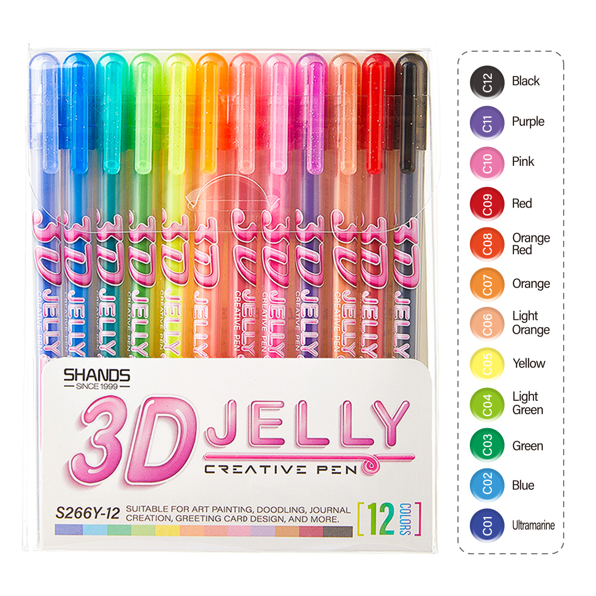 SHANDS 12 pièces ensemble de s - Gel Ink Pen Set avis et prix