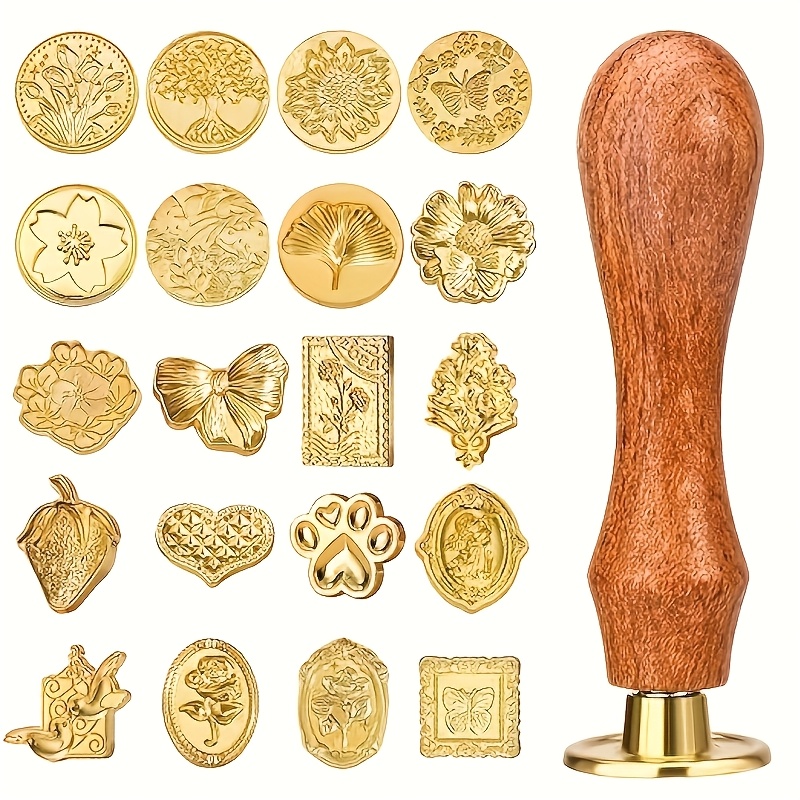 Ensemble de 21 tampons à cire  - Wax Seal Stamp Kit avis et prix