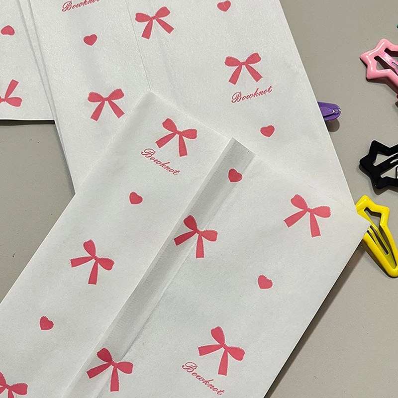 Sacs en papier rose avec nœud  - Cardstock Paper Pack avis et prix