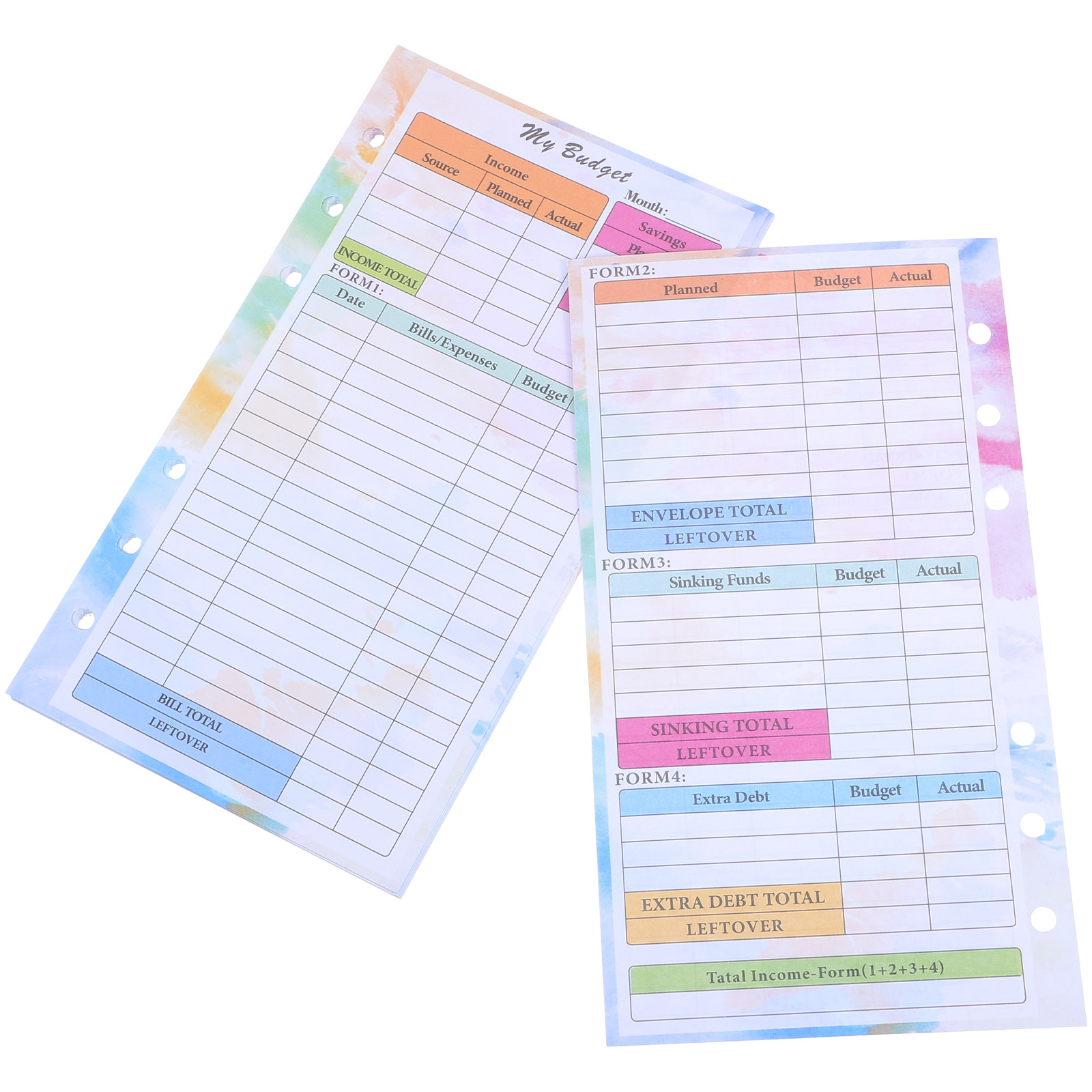 14 feuilles A6, inserts pour c - Planner Weekly Budget avis et prix