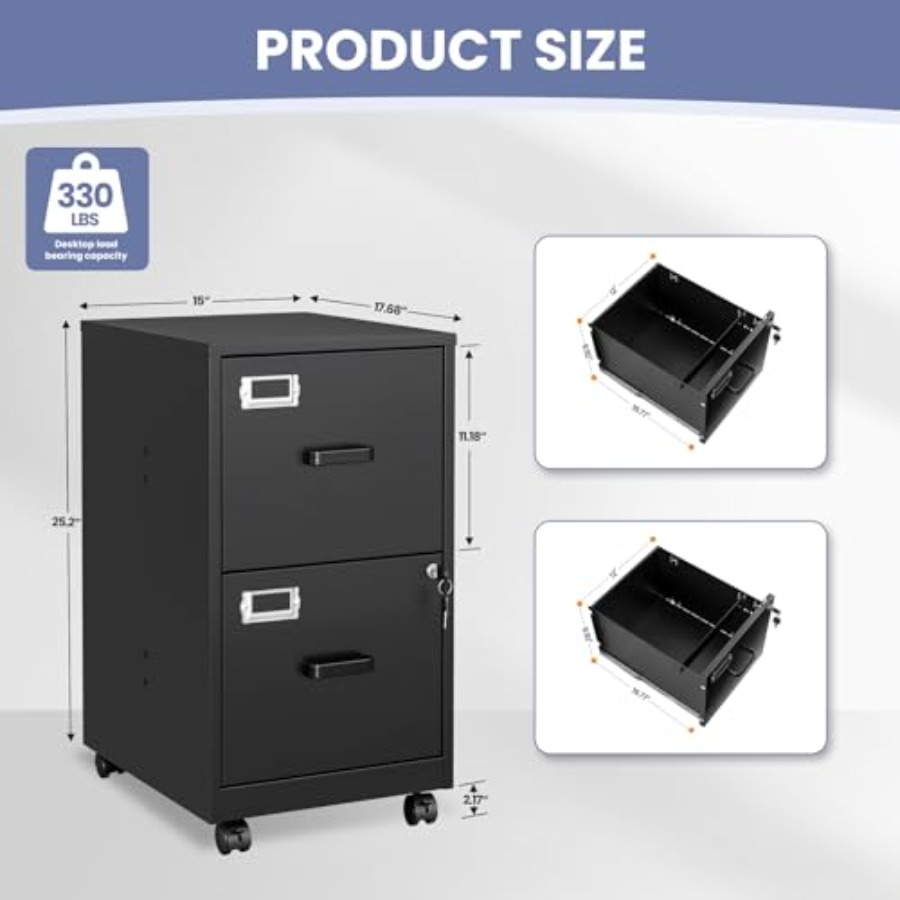 Armoire à dossiers à 2 tiroirs - File Folder Hanging avis et prix