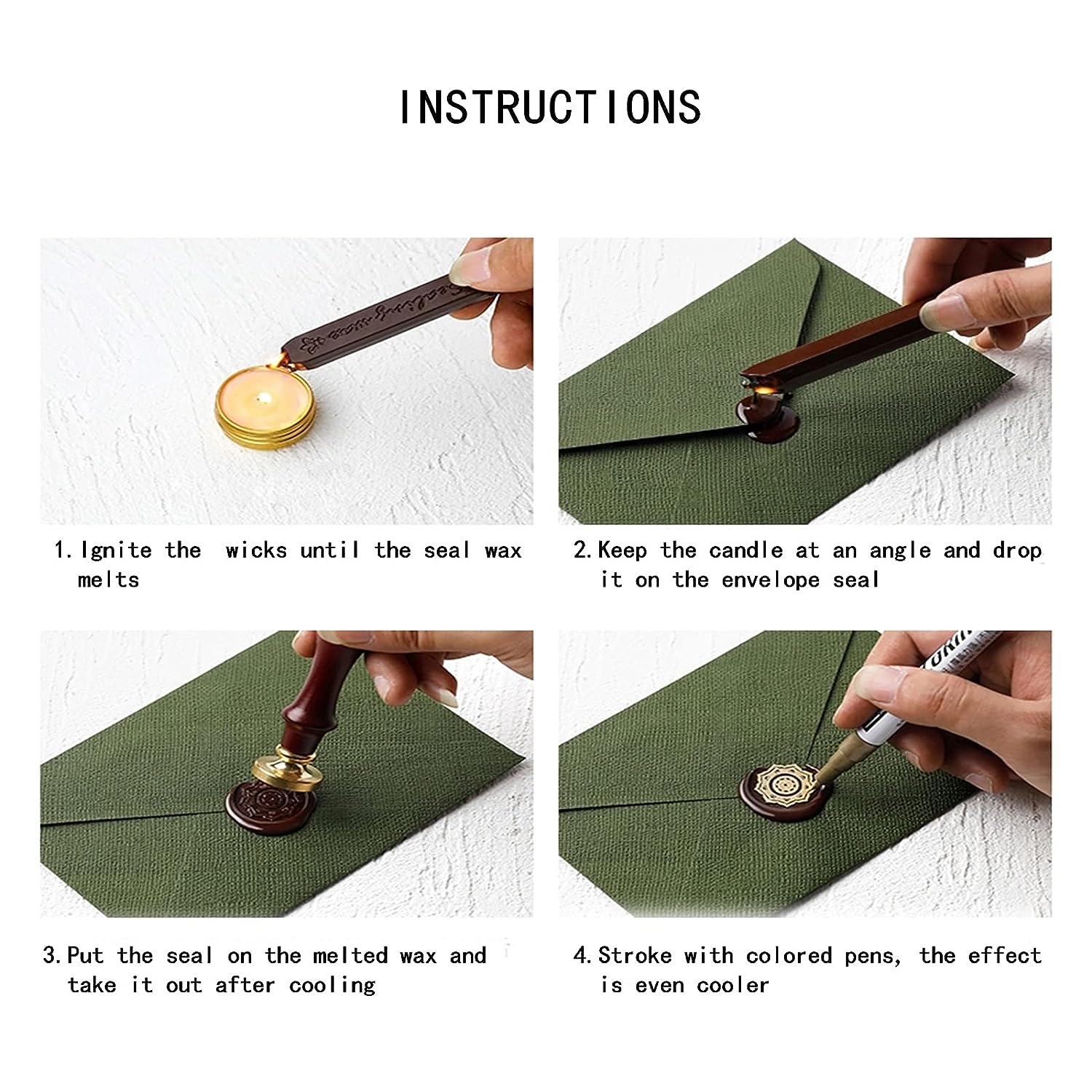 Bancs de documents mixtes méta - Wax Seal Stamp Kit avis et prix
