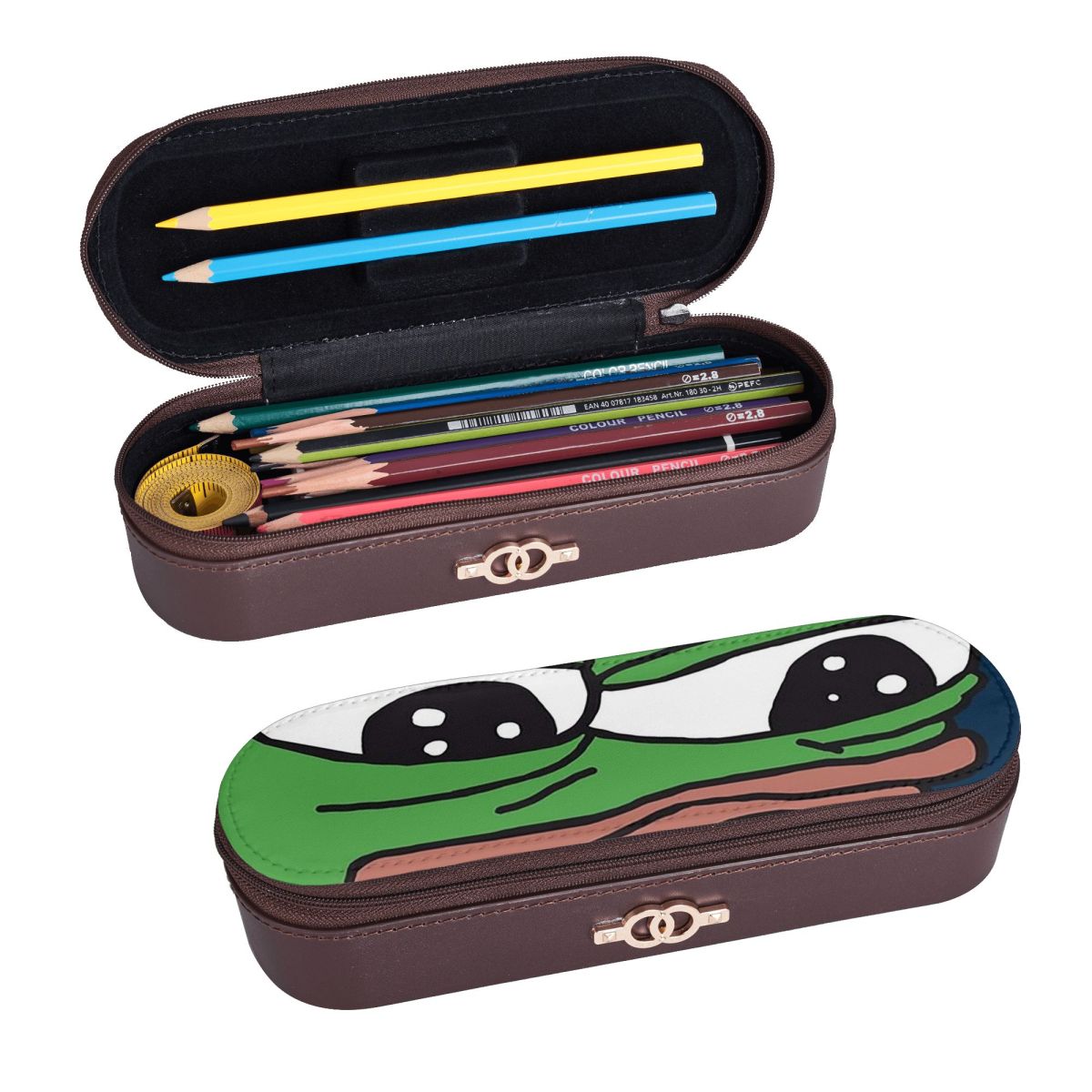Étui à crayons en cuir de haut - Stationery And Office Supply Stores avis et prix