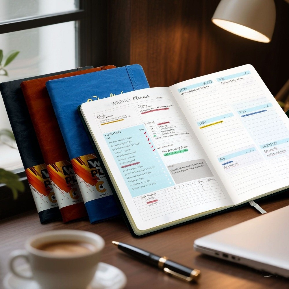 Agenda hebdomadaire A5 en angl - Planner Weekly Budget avis et prix